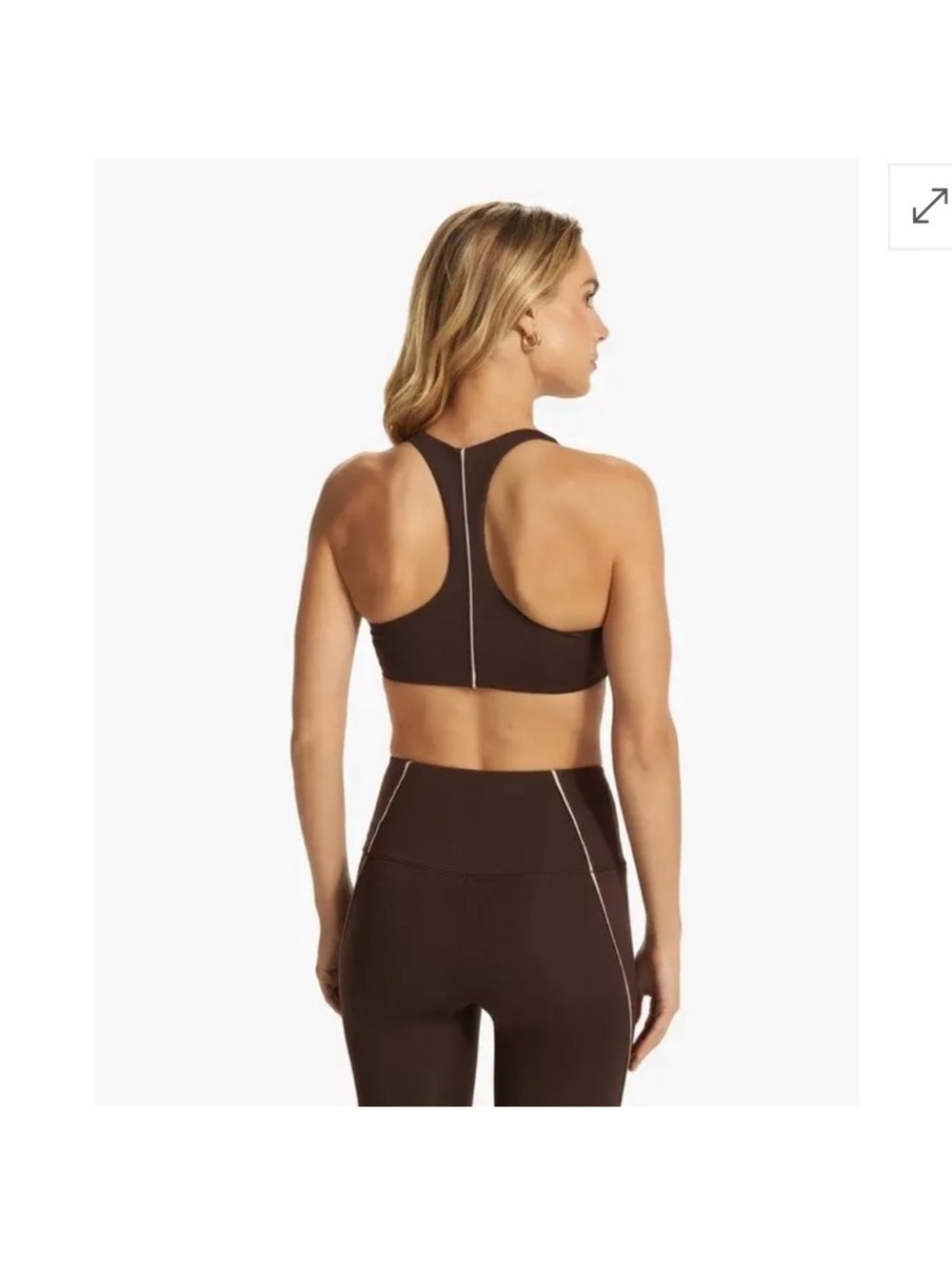 Vuori Brown Racerback Sports Bra & Legging SET